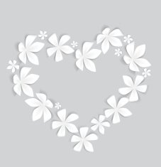 Floral heart N37