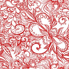 beautiful vector seamless pattern with swirls N3