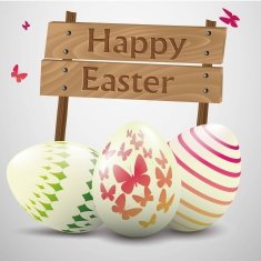 Happy Easter card N15