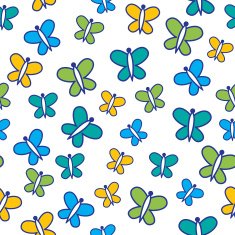 seamless pattern with butterflies N71