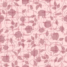 Vector seamless pattern with roses N7
