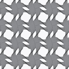 Ribbons forming knots pattern
