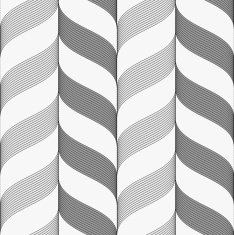 Ribbons dark and light forming vertical chevron pattern
