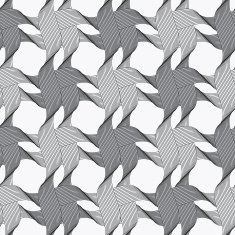 Ribbons dark and light forming knots pattern