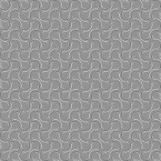 Gray ornament with semicircles like shapes and rounded