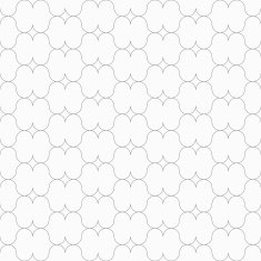 Slim gray lip shapes forming grid
