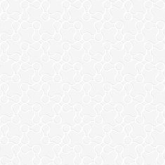 3D white rounded shapes perforated on