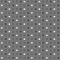 3D white and black lip shapes with circles