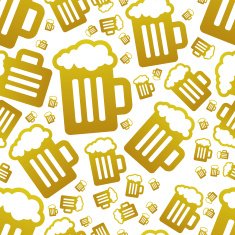 Beer Seamless Pattern N11