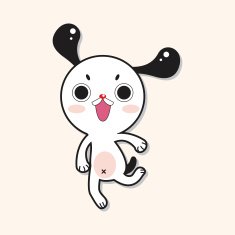 animal dog cartoon theme elements N51