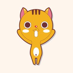 animal cat cartoon theme elements N31