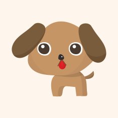 animal dog cartoon theme elements N53