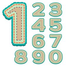 Colorful Numbers with stitches