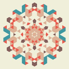 Circular geometric background N26