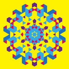 Circular geometric background N27