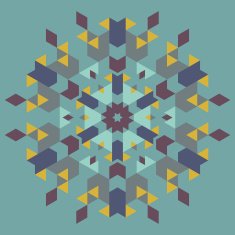 Circular geometric background N31