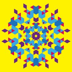 Circular geometric background N32