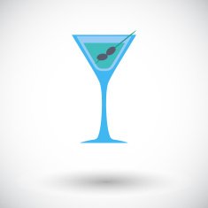 Martini single icon
