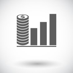 Graph flat single icon N2