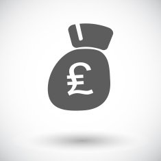 Pound sterling flat icon