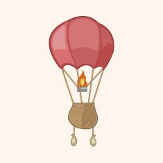 style hot air balloon theme elements N80