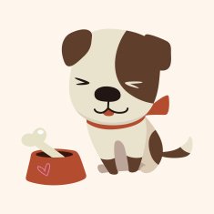 animal dog cartoon theme elements N57