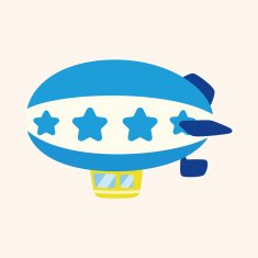 style hot air balloon theme elements N82