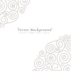 Abstract vector background with curls N4