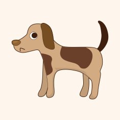 animal dog cartoon theme elements N58