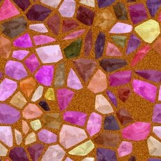 Purple tiles seamless mosaic
