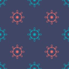 Seamless with vintage floral pattern N90