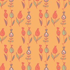 Tulips in Warm Colors