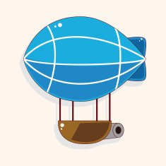 style hot air balloon theme elements N83