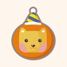 animal lion cartoon theme elements N26