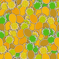 pineapple seamless background