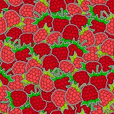 raspberrys seamless background