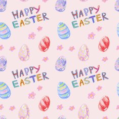 seamless pattern with easter eggs N28