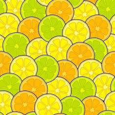 lemons seamless background
