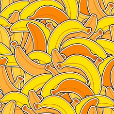 bananas seamless background N2