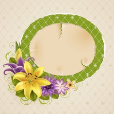 flowers and place for text N2