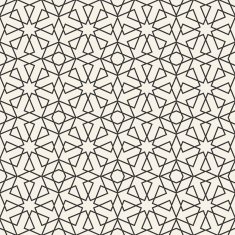 Abstract seamless geometric islamic wallpaper pattern N10