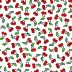 Cherries seamless background N2