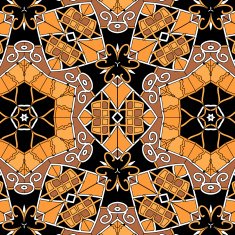 Abstract background ornament geometric vintage pattern N2