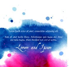 Watercolor Design Element N20