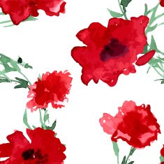 Vintage Retro Background with Wildflowers N2