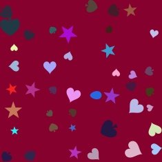 Color merry happily seamless background