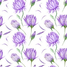 violet floral pattern N2