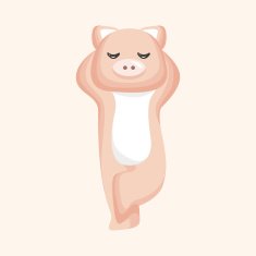 animal pig cartoon theme elements N31
