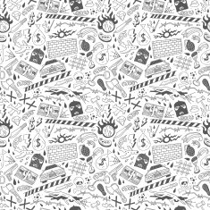 crime - seamless background N2