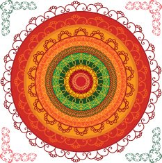 Henna Mandala Design N4